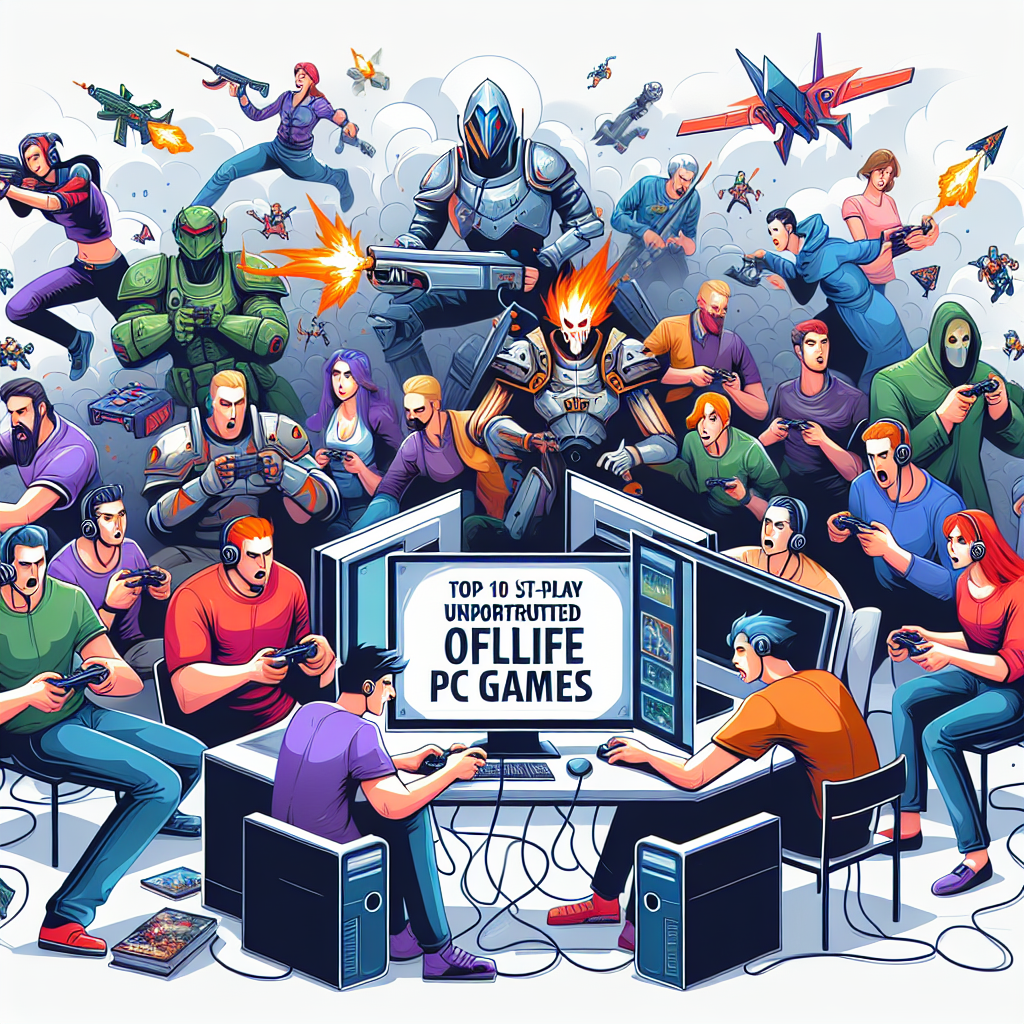 Top 10 Must-Play Offline PC Games for Uninterrupted Entertainment