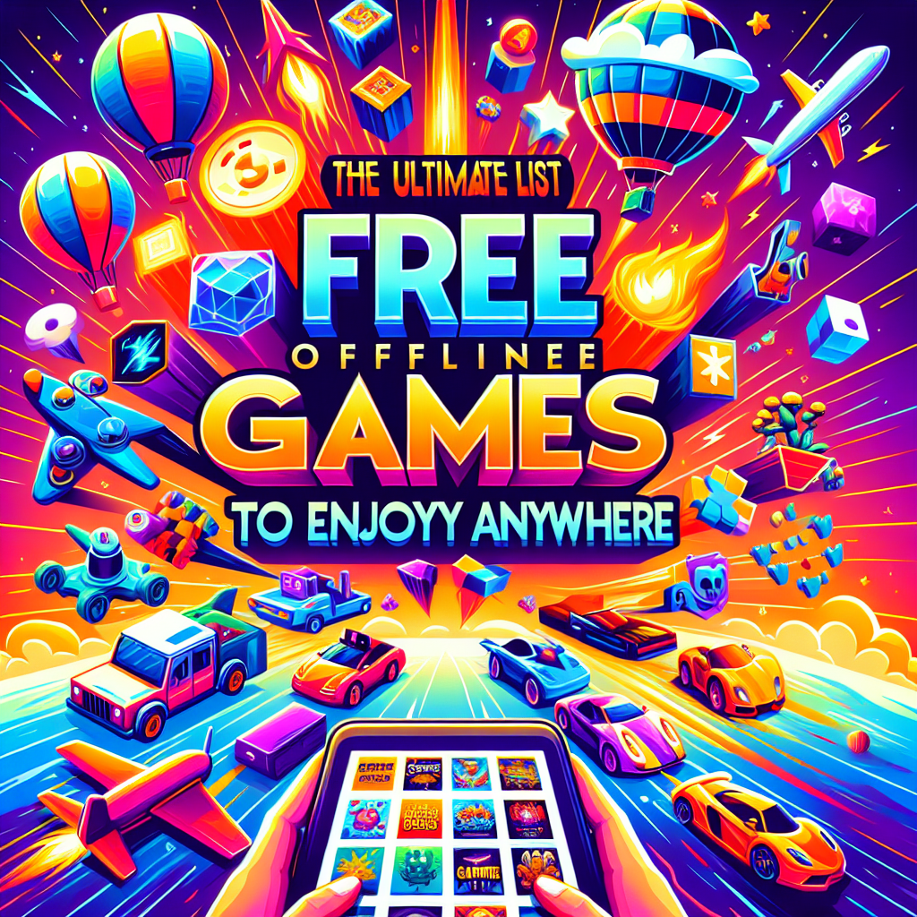 The Ultimate List of Free Offline Games to Enjoy Anywhere